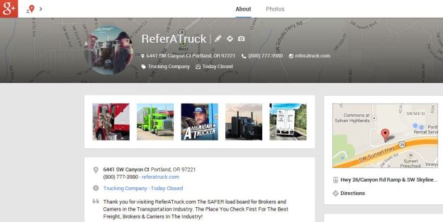 reviews,google plus,referatruck,loadboard,truckers,trucking,transportation,logistics,load board,freight,matching,software,services